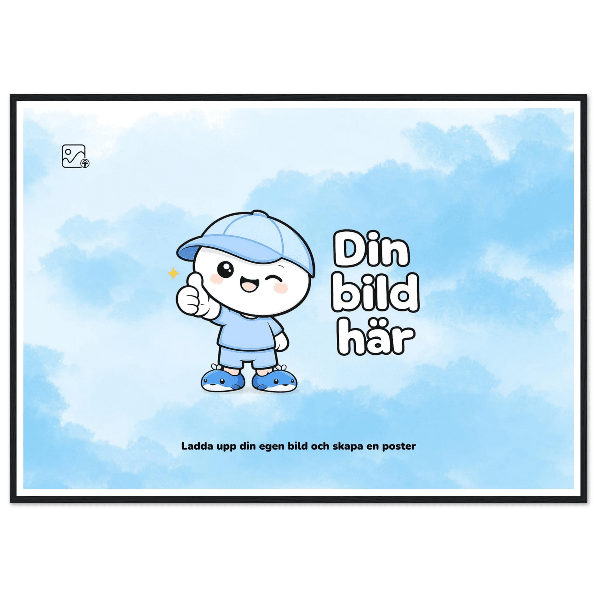 Fotoposter med vit kant poster