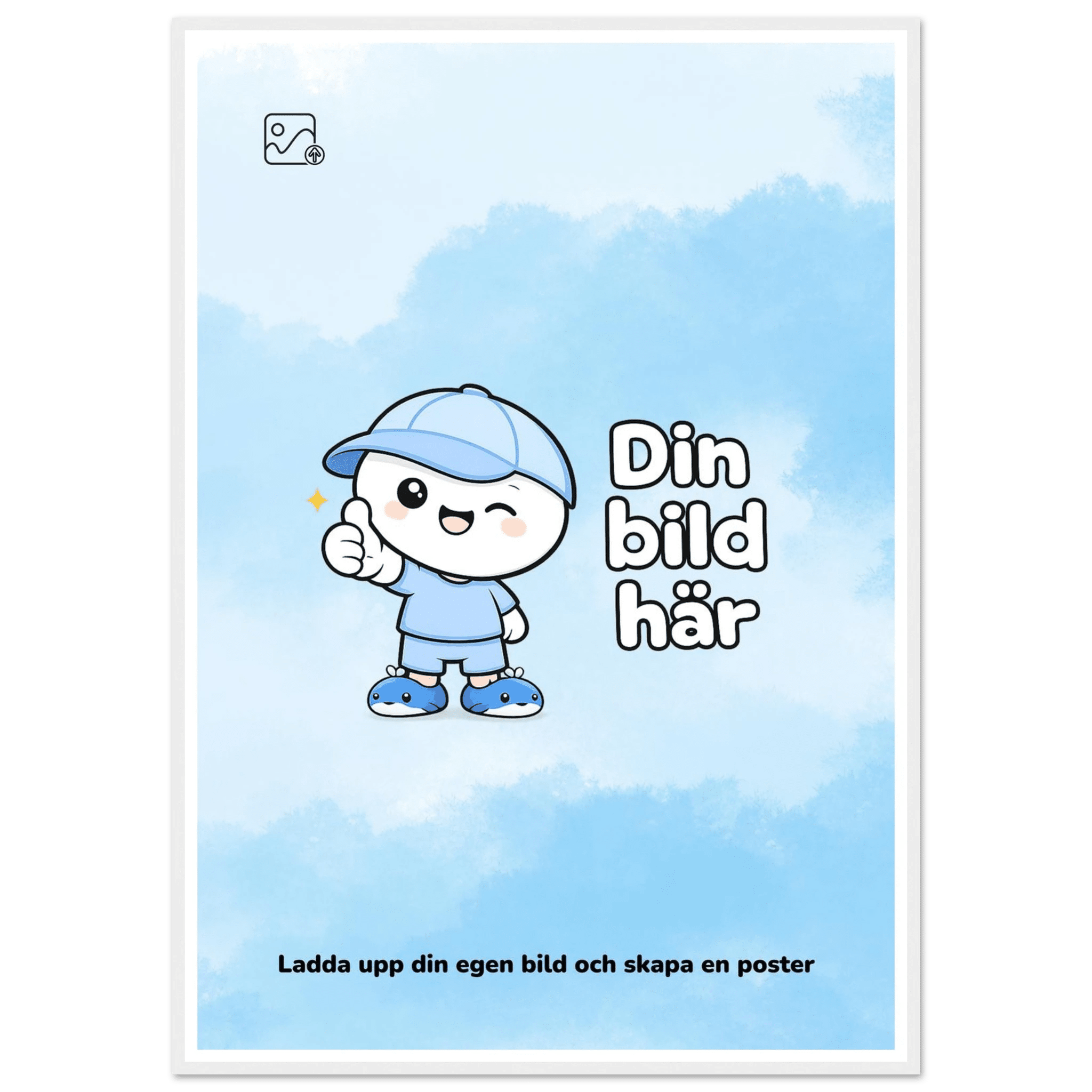 Fotoposter med vit kant poster