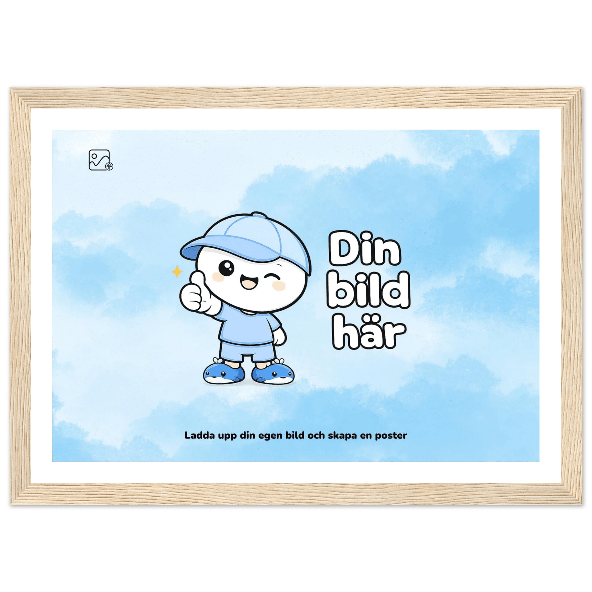 Fotoposter med vit kant poster