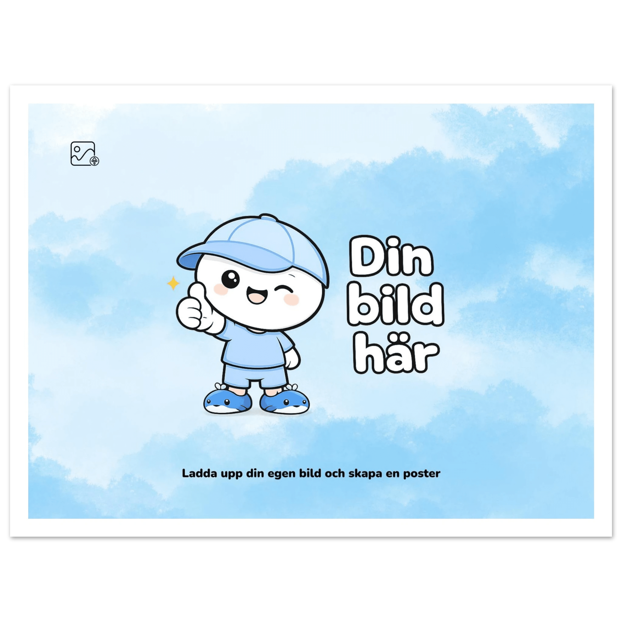 Fotoposter med vit kant poster