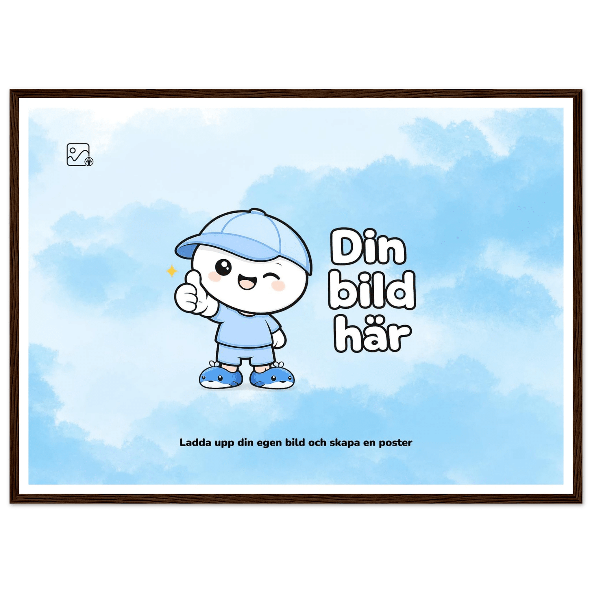Fotoposter med vit kant poster