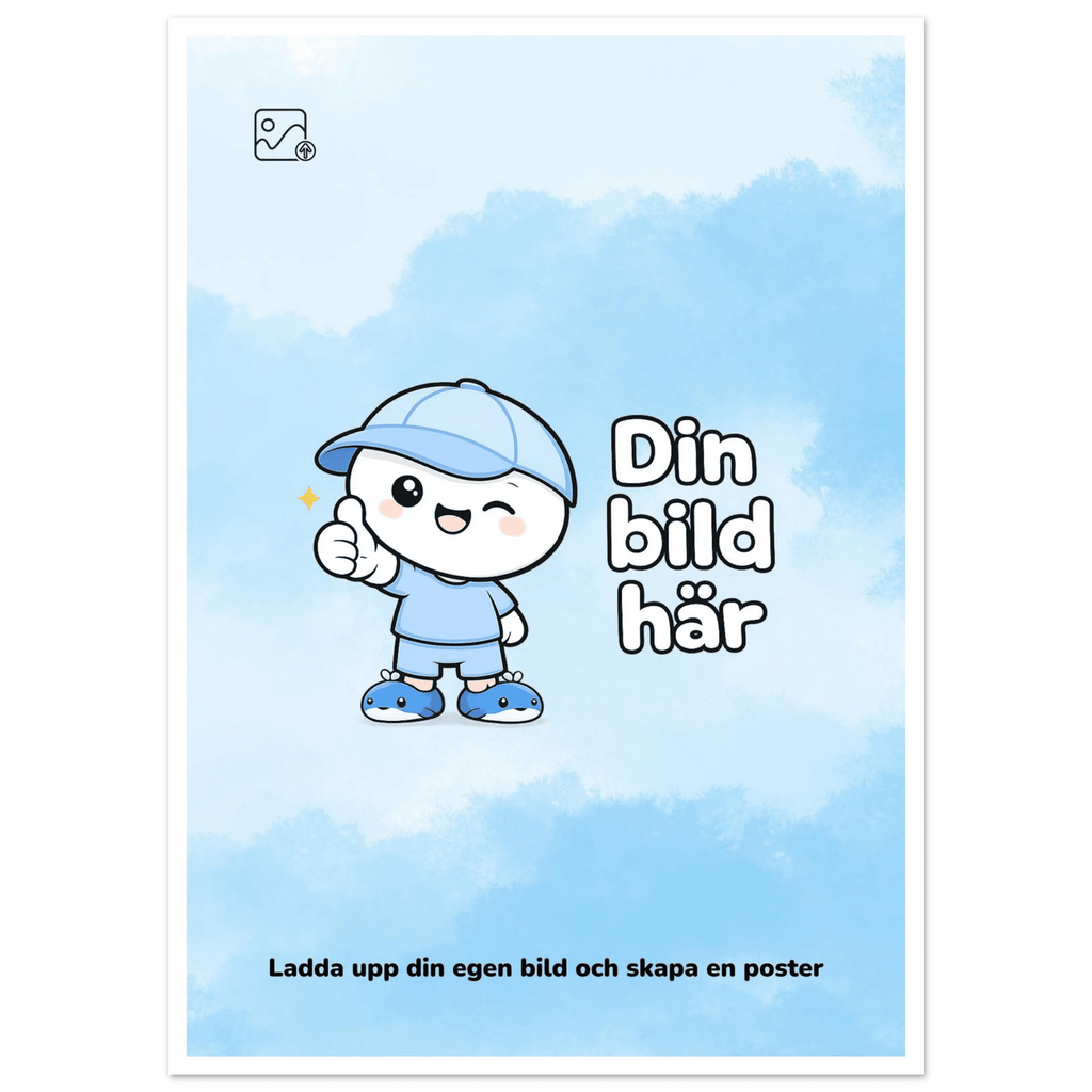 Fotoposter med vit kant poster
