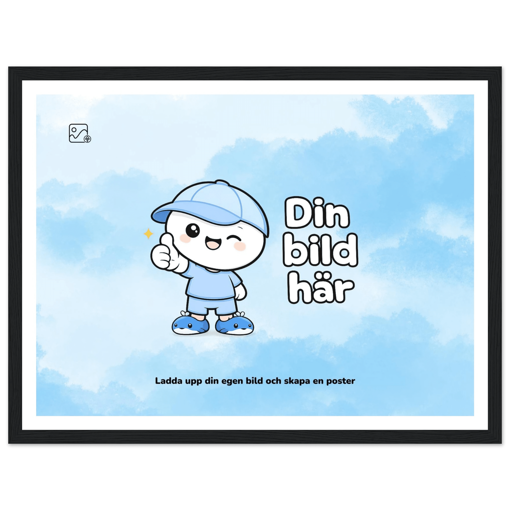 Fotoposter med vit kant poster