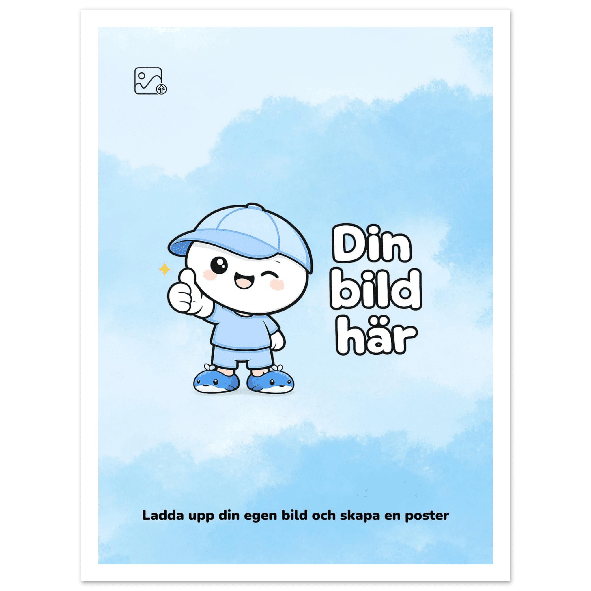 Fotoposter med vit kant poster