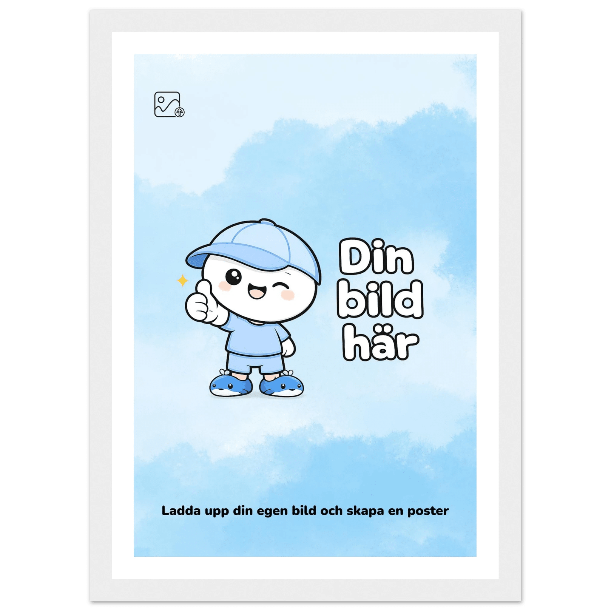 Fotoposter med vit kant poster