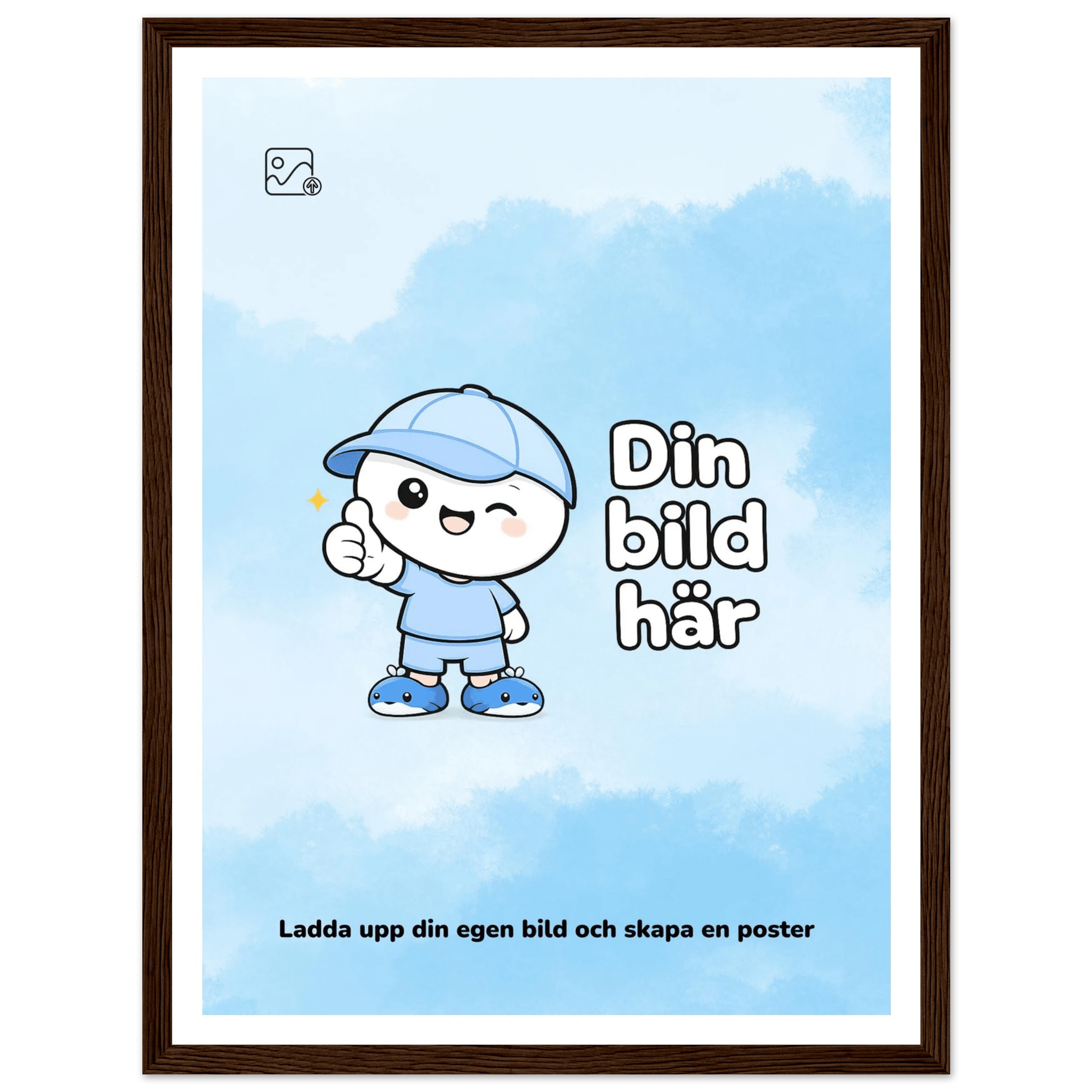Fotoposter med vit kant poster