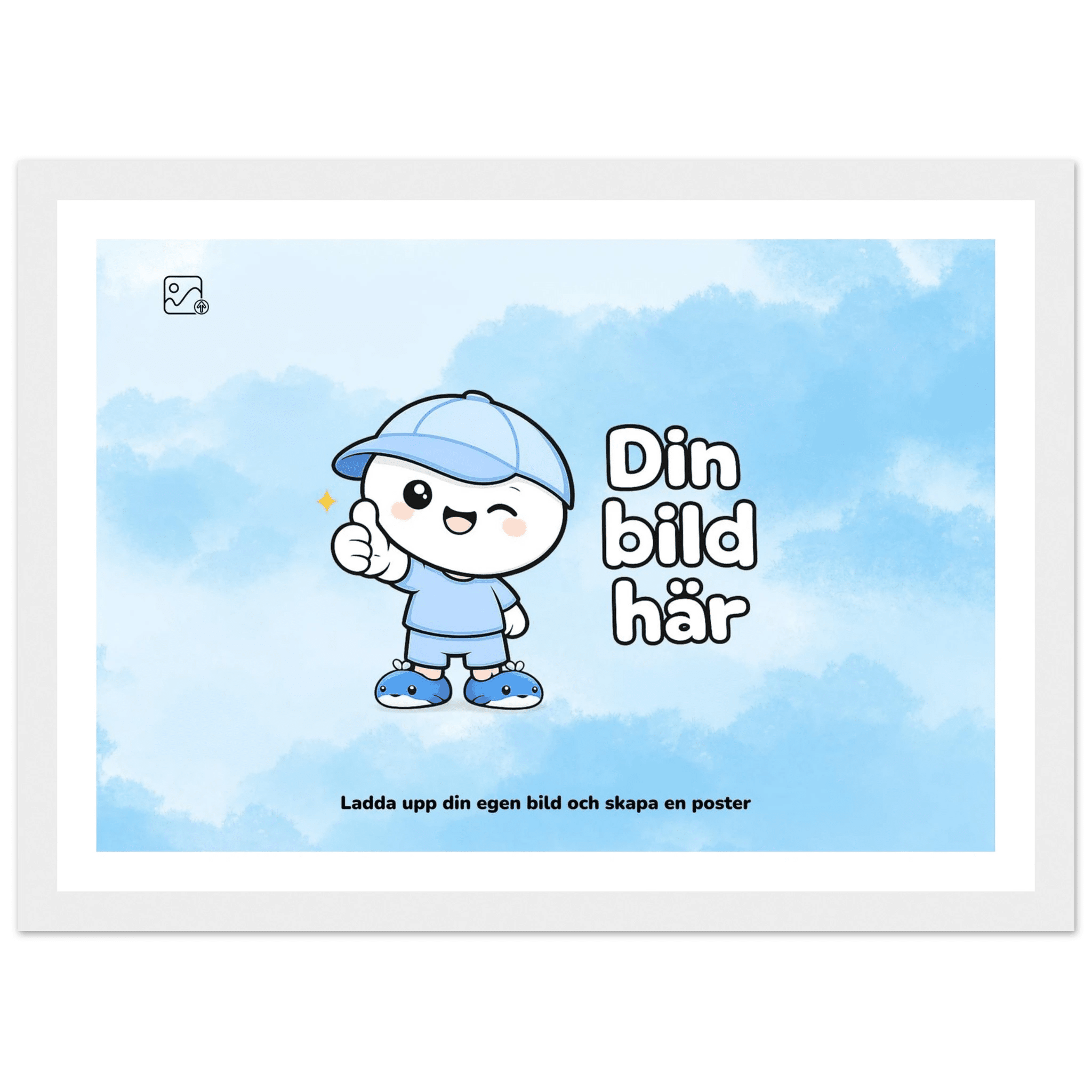 Fotoposter med vit kant poster