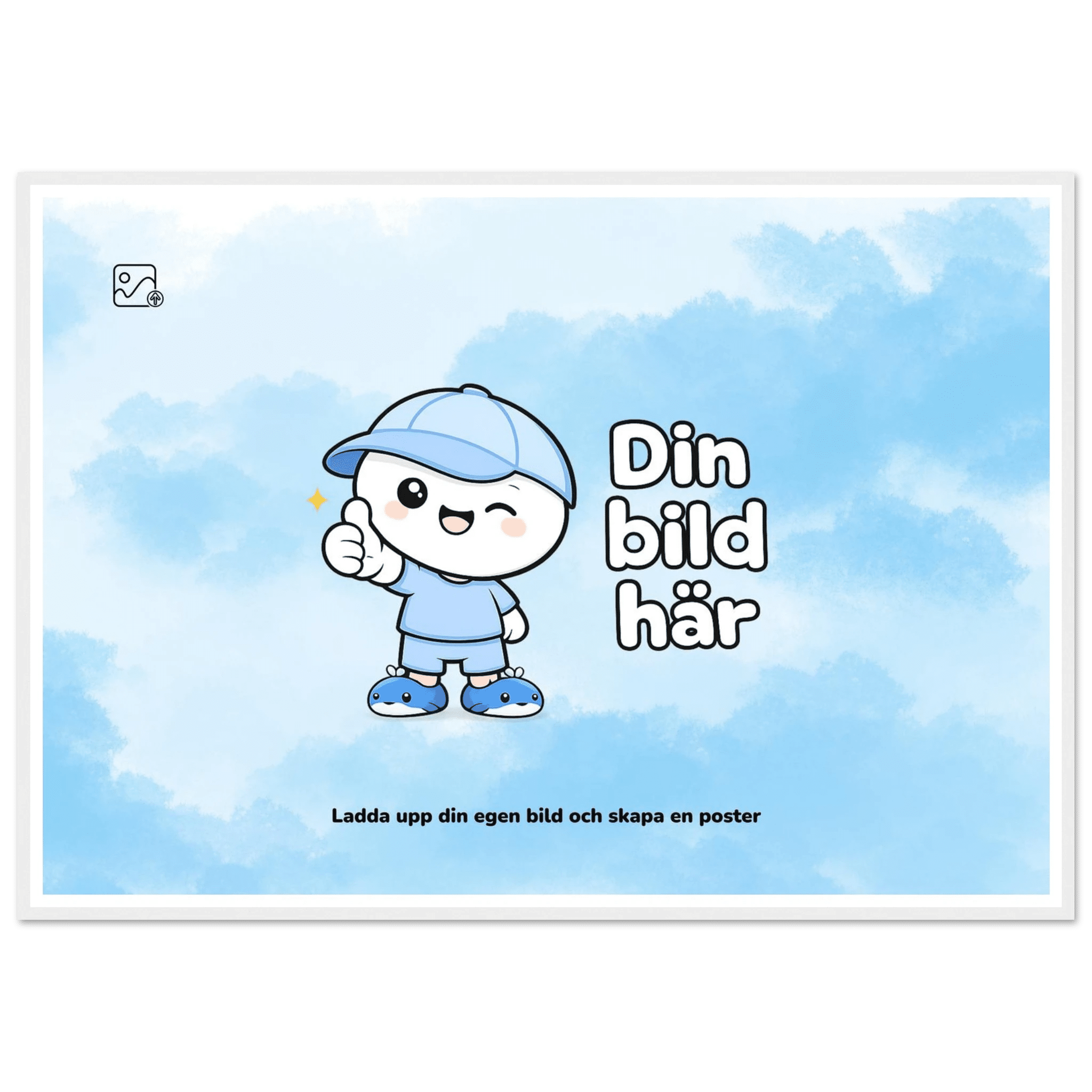 Fotoposter med vit kant poster