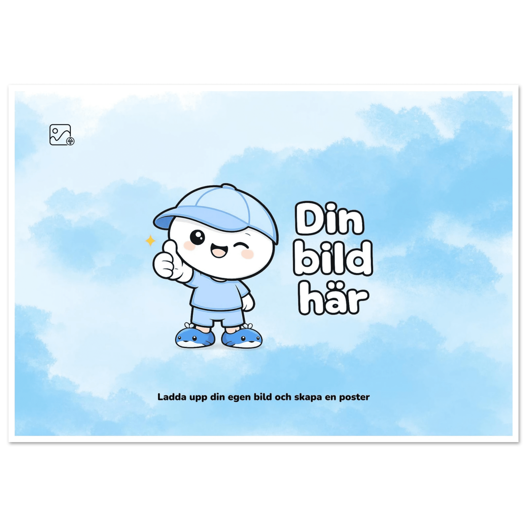 Fotoposter med vit kant poster