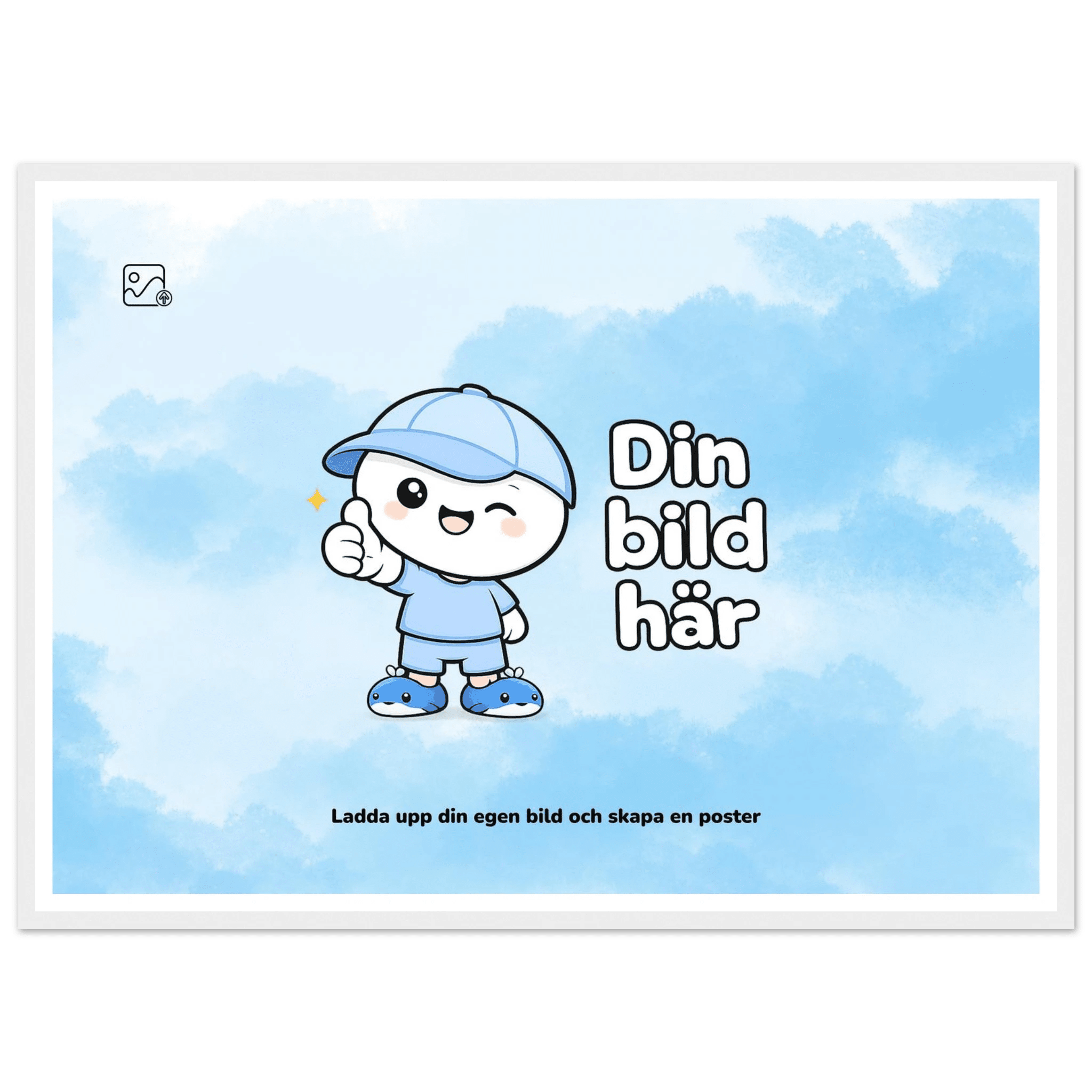 Fotoposter med vit kant poster