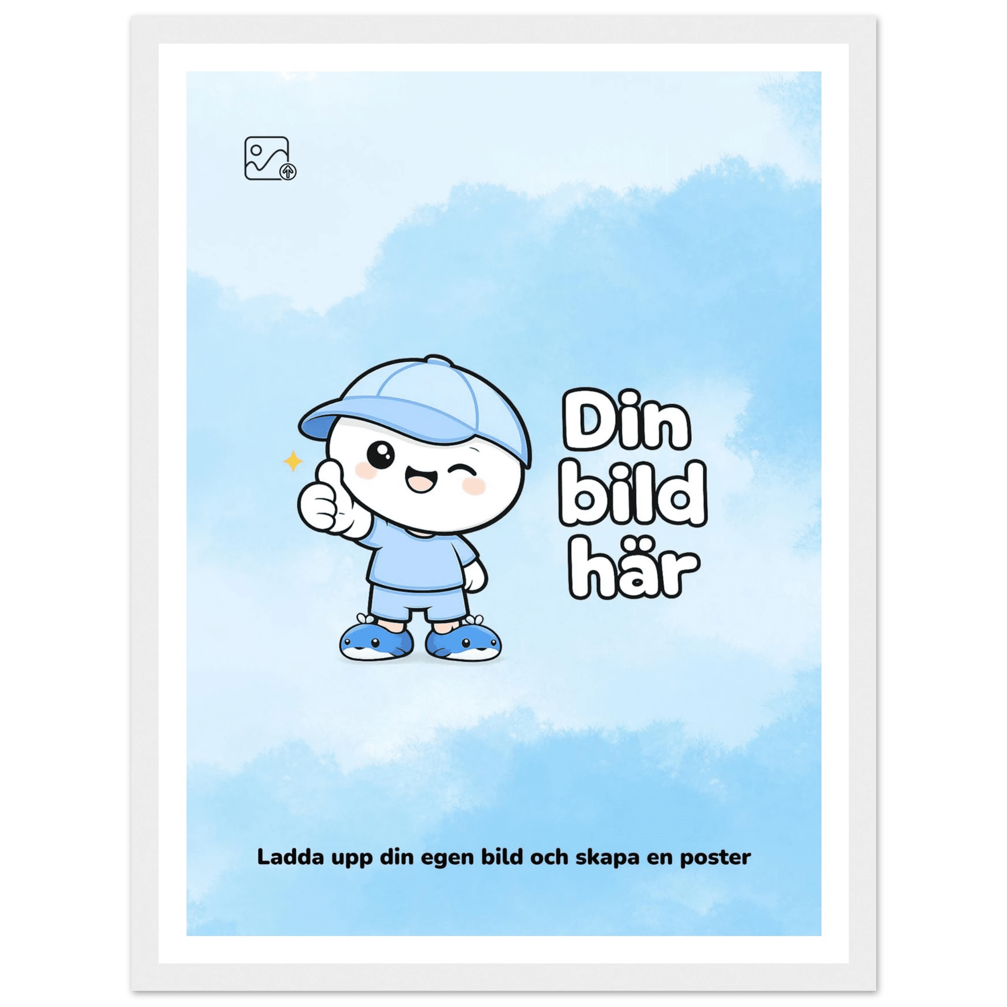 Fotoposter med vit kant poster
