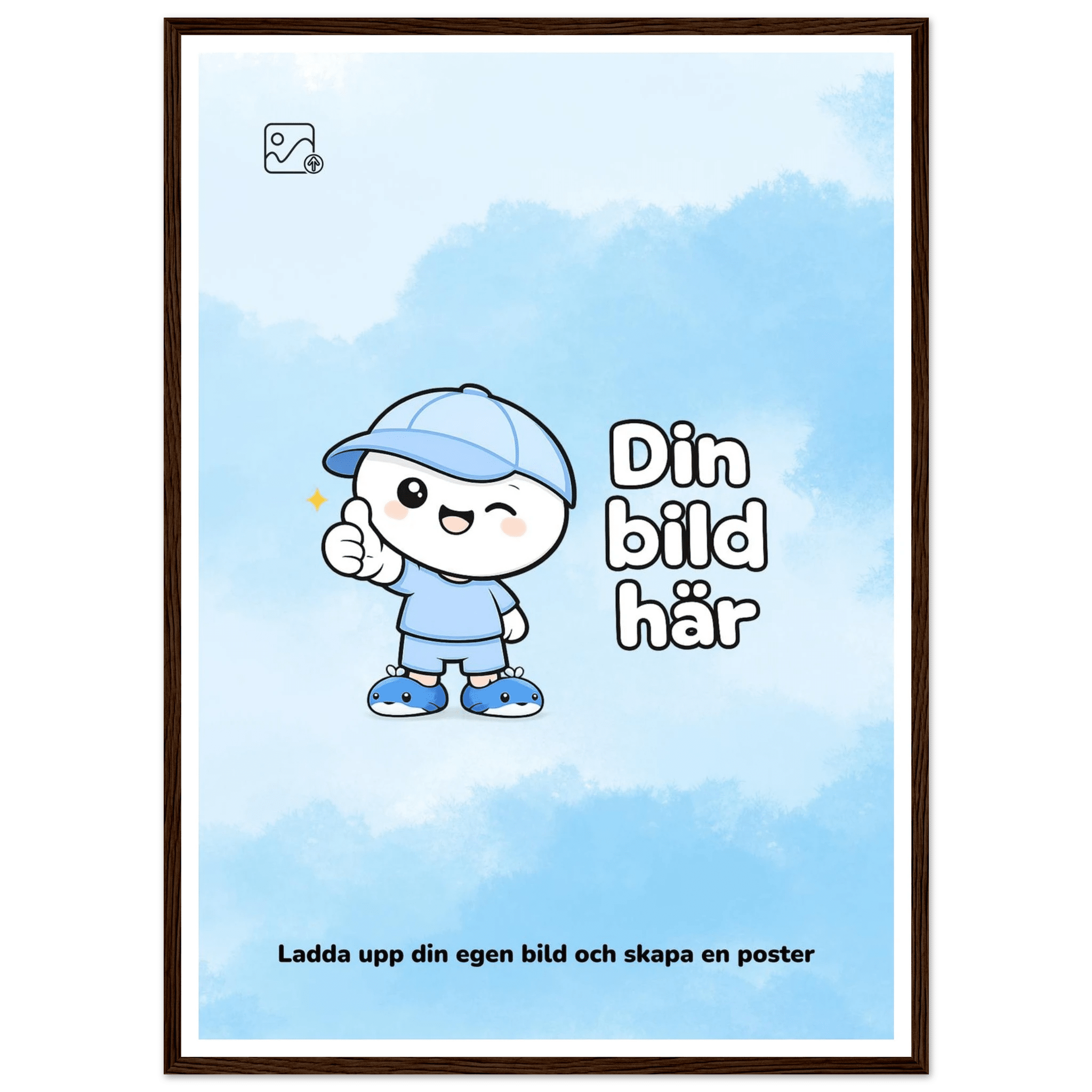 Fotoposter med vit kant poster