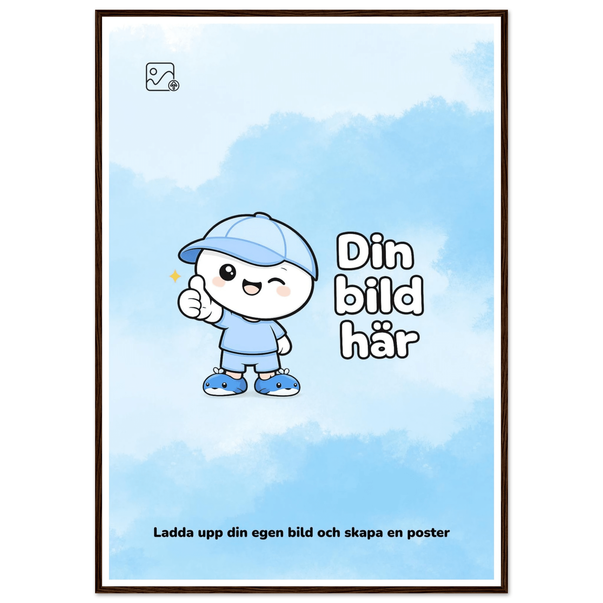 Fotoposter med vit kant poster