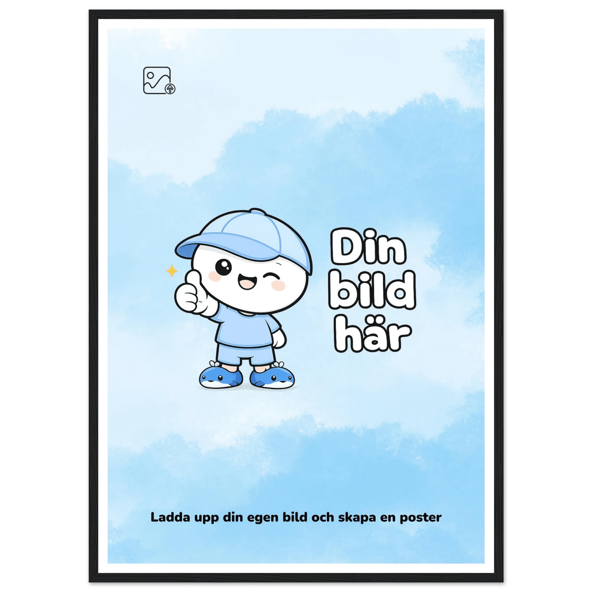 Fotoposter med vit kant poster