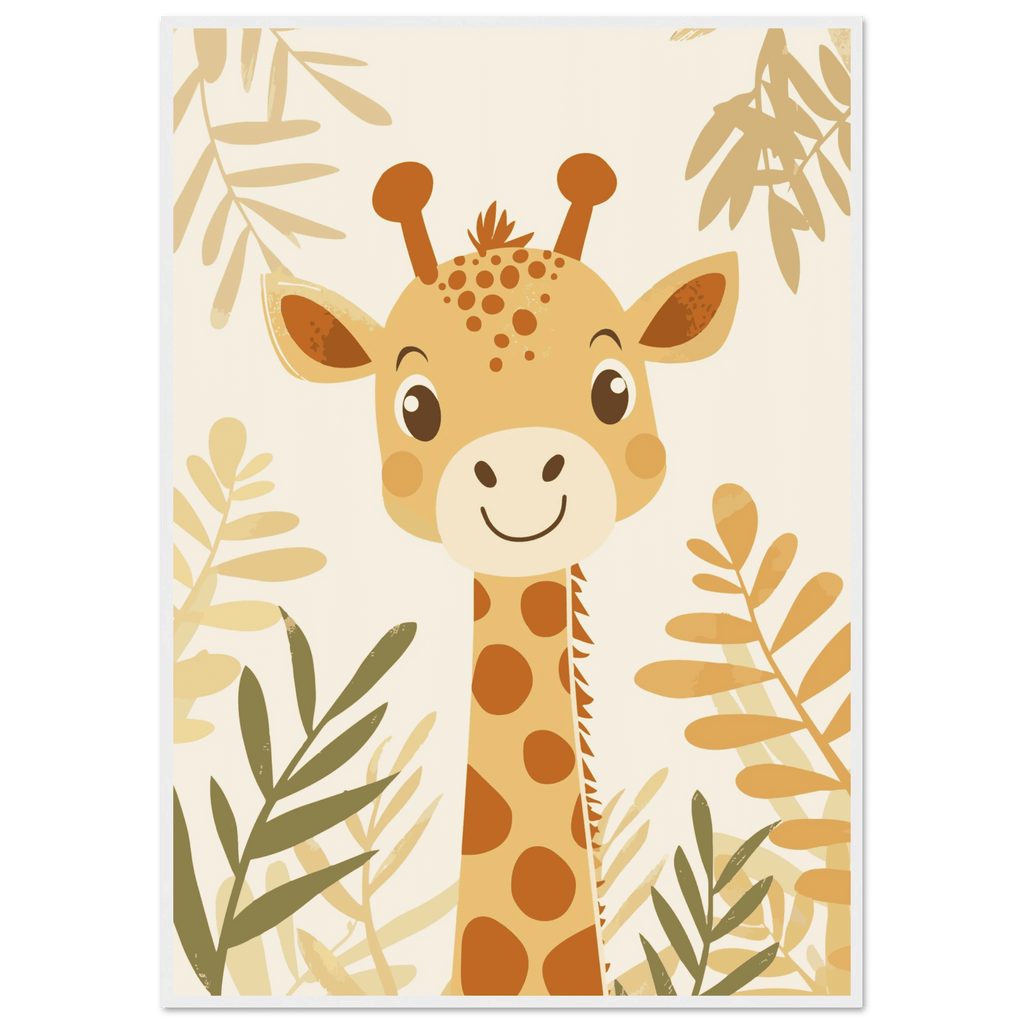 Giraffposter poster