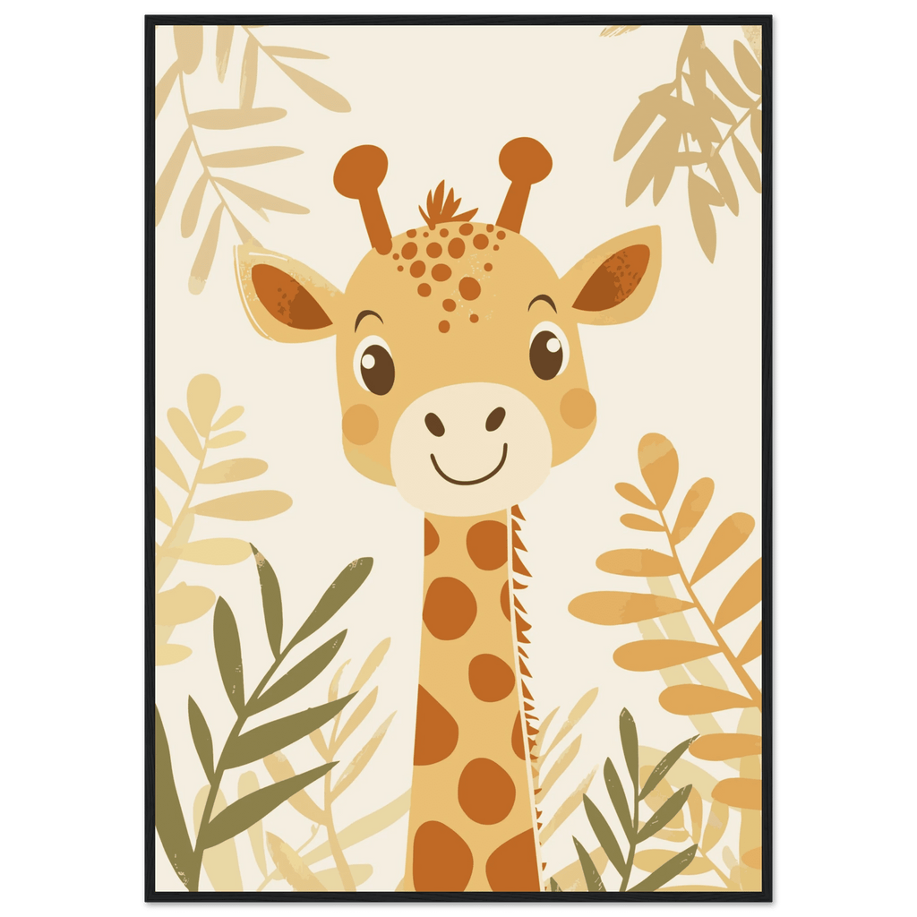 Giraffposter poster