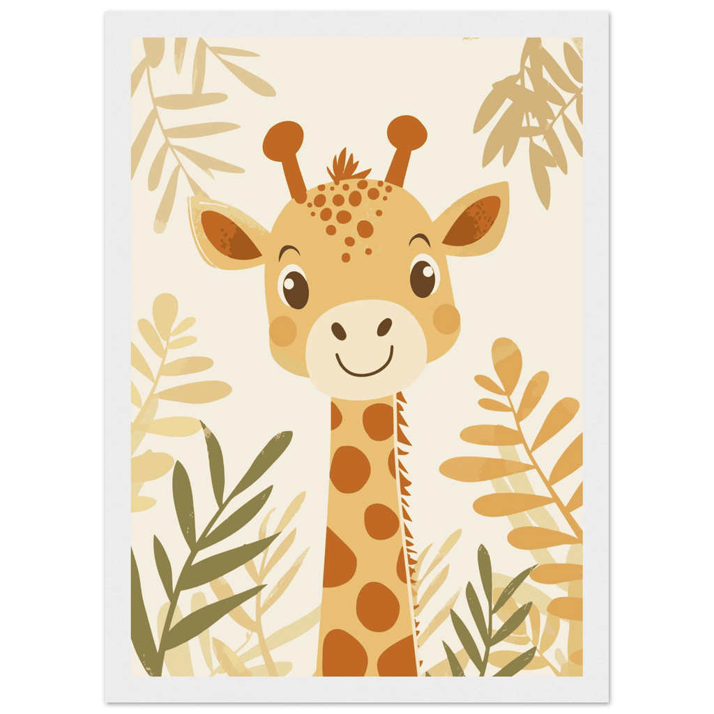 Giraffposter poster