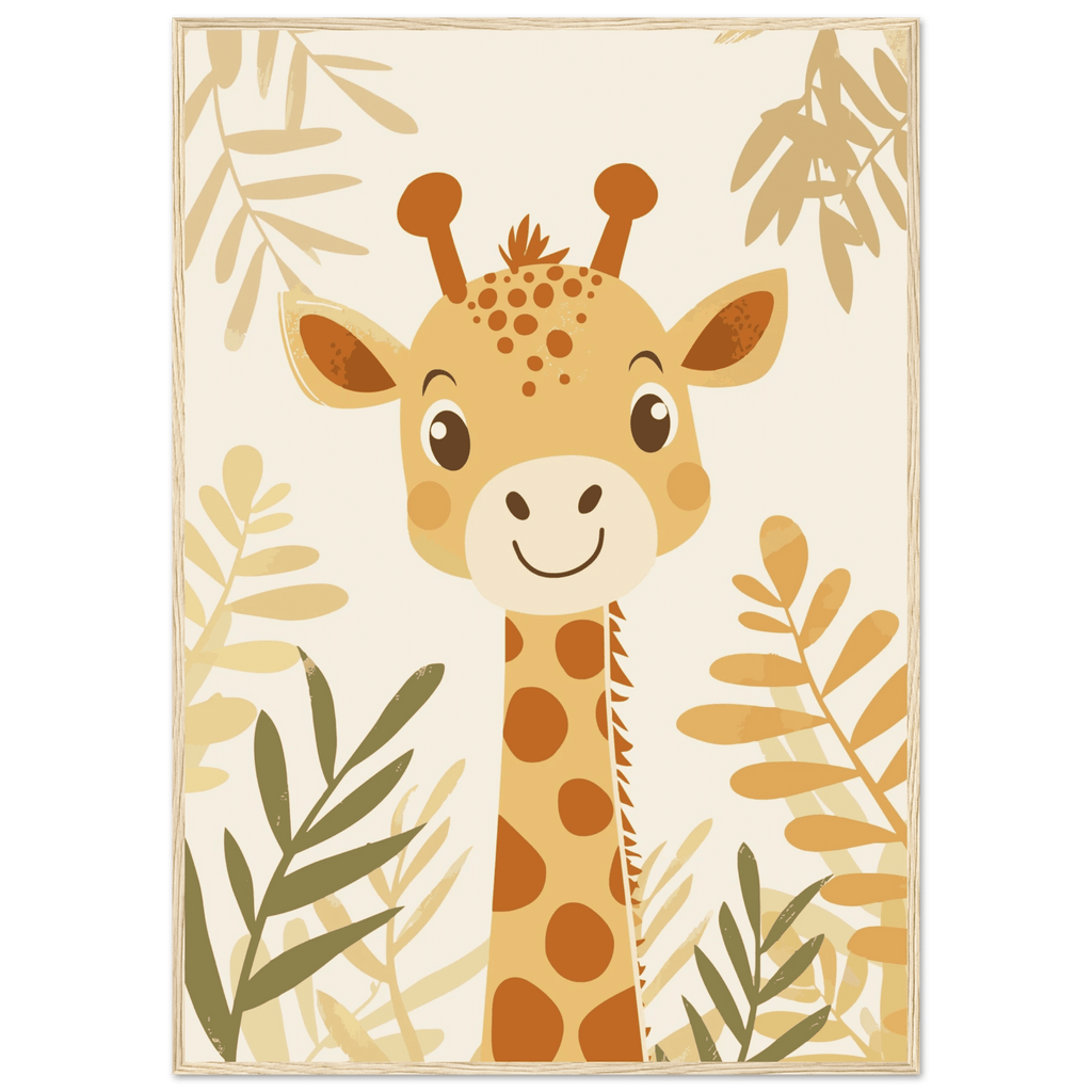 Giraffposter poster