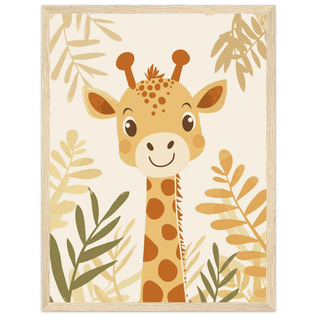 Giraffposter poster