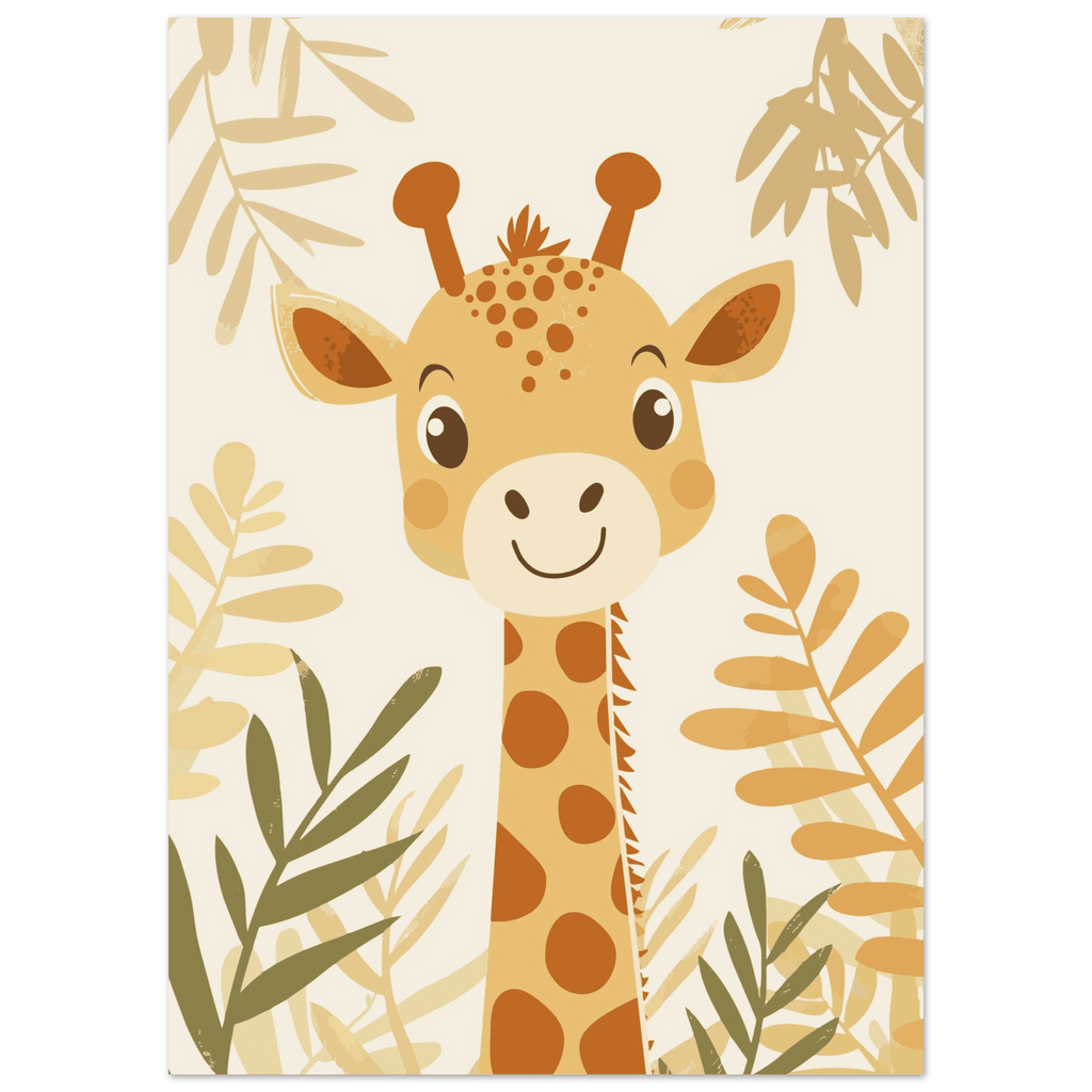 Giraffposter poster
