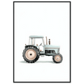 Grön traktor poster poster