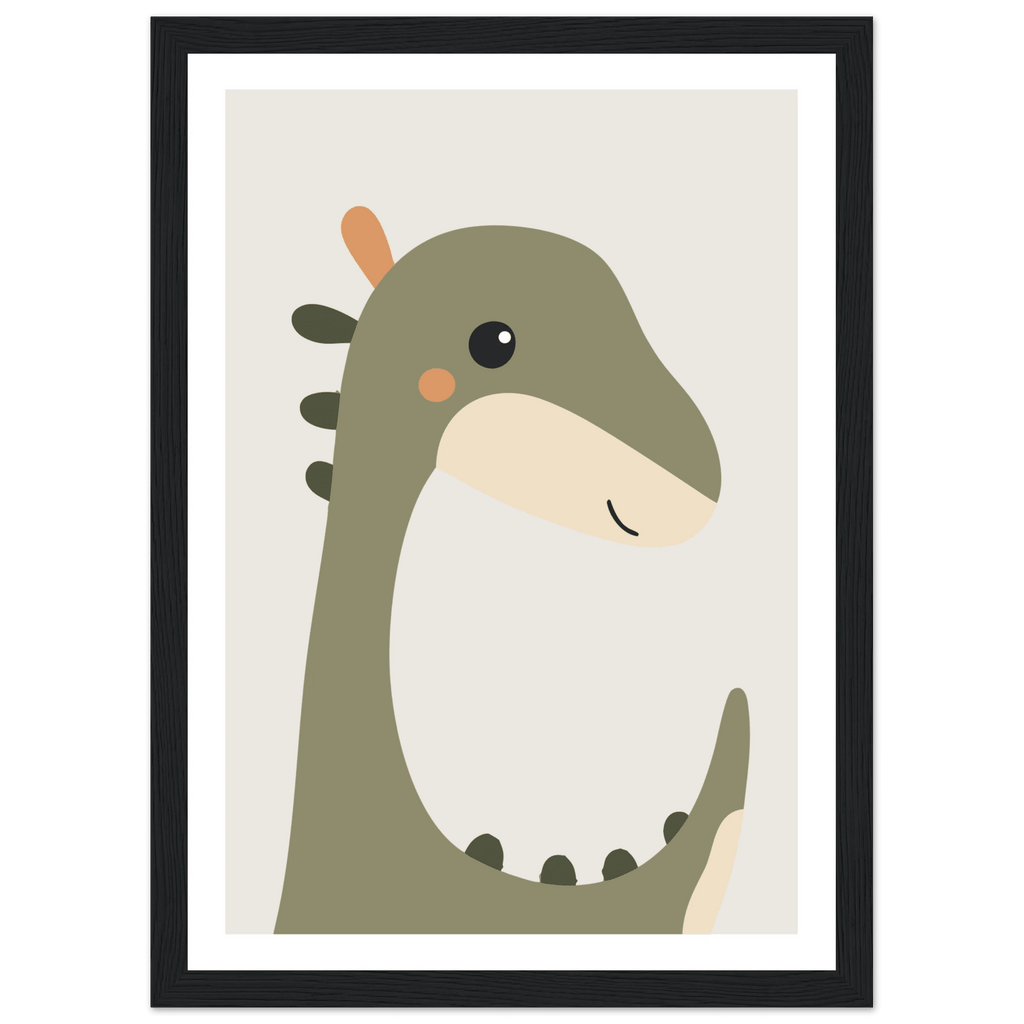 Långhals dinosaurieposter poster