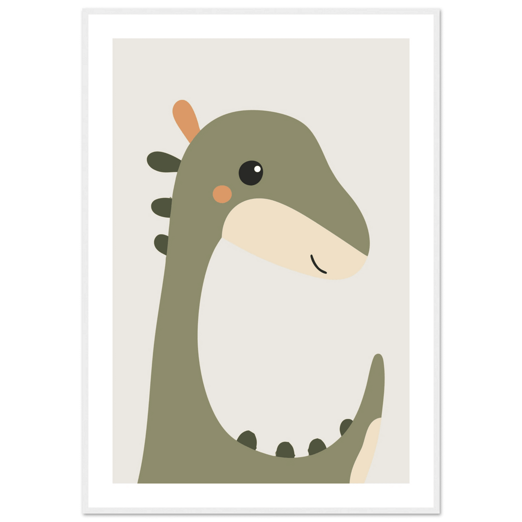 Långhals dinosaurieposter poster
