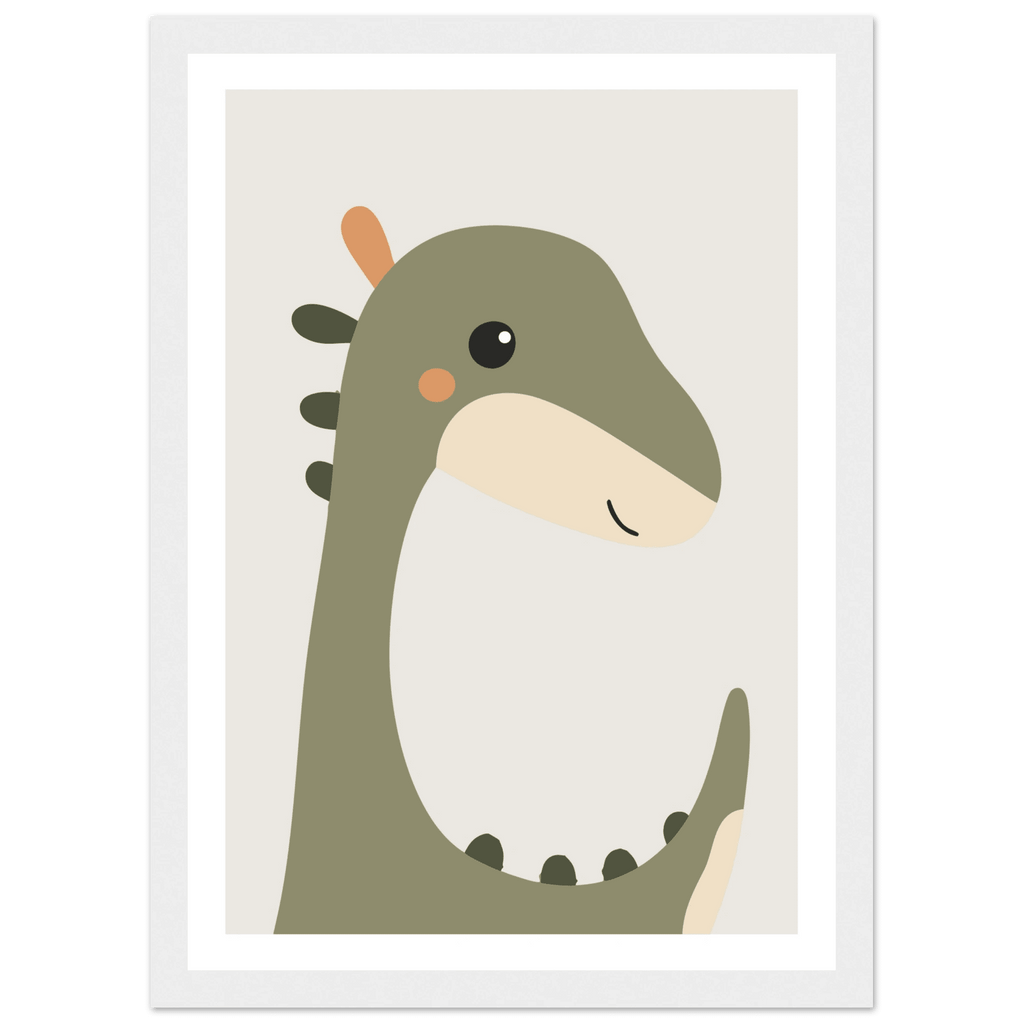 Långhals dinosaurieposter poster