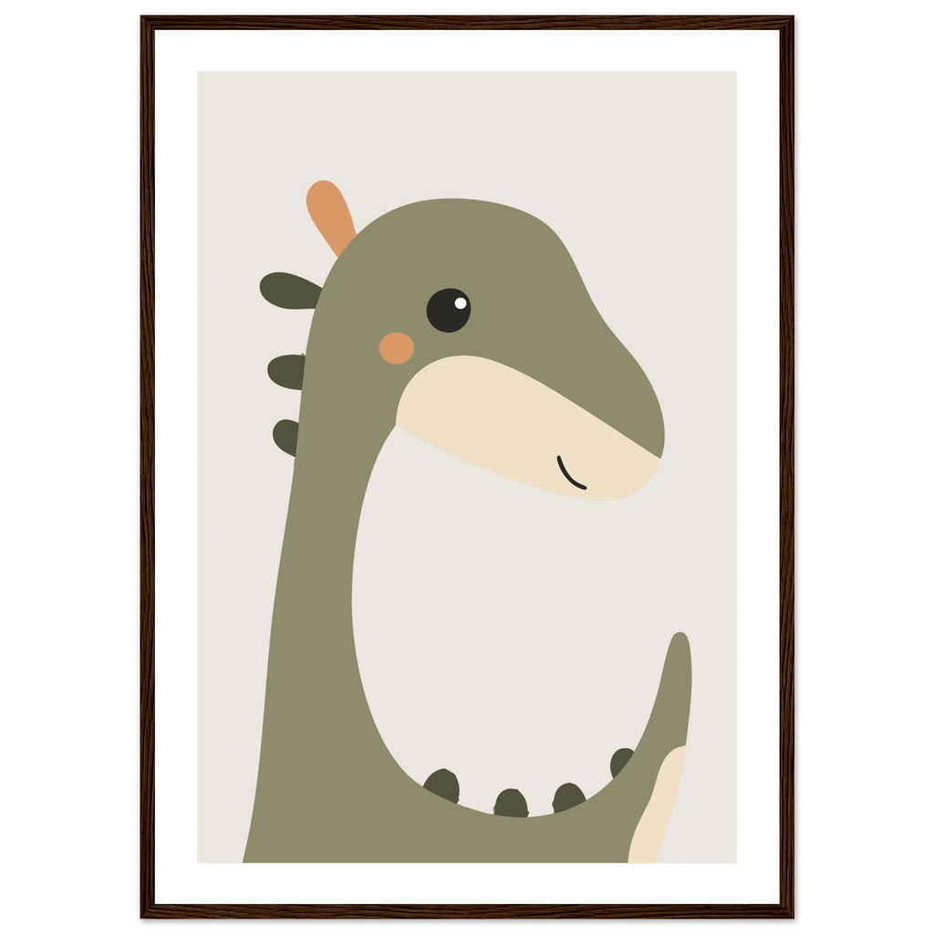 Långhals dinosaurieposter poster