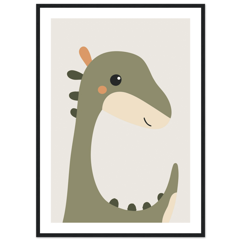 Långhals dinosaurieposter poster