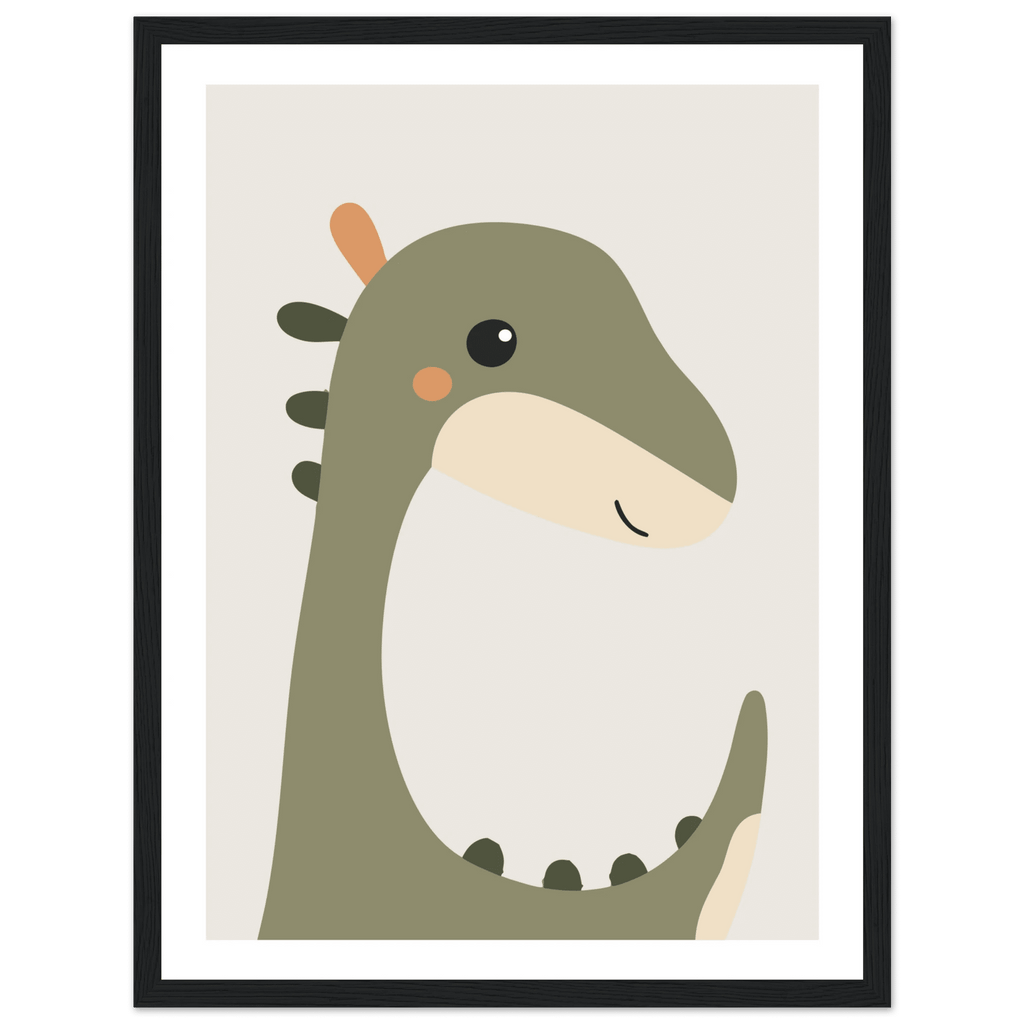 Långhals dinosaurieposter poster