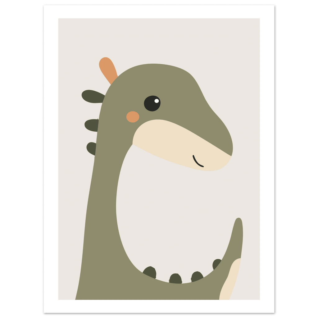 Långhals dinosaurieposter poster
