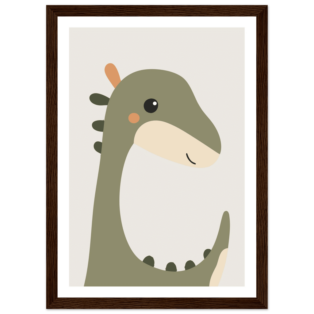 Långhals dinosaurieposter poster