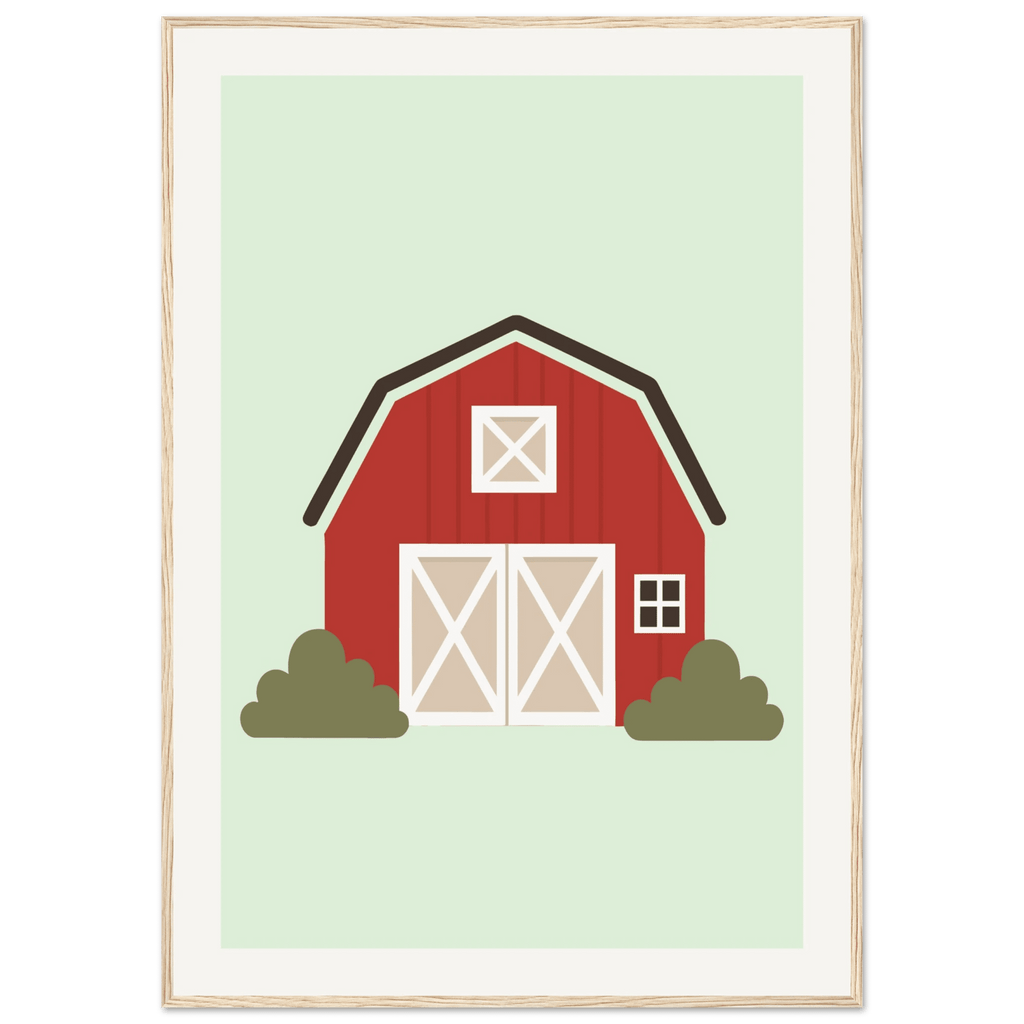 Ladugård poster för barnrum poster