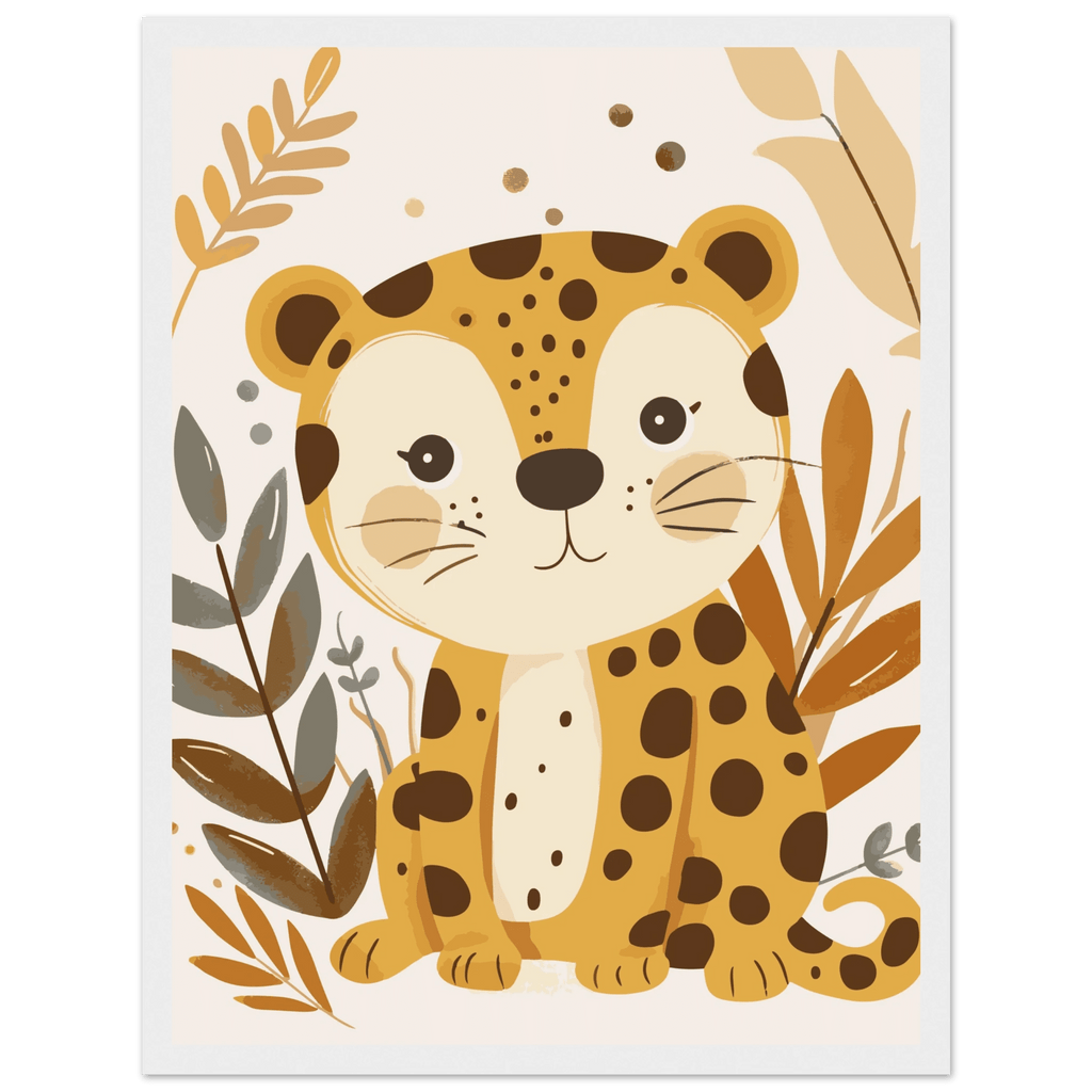 Leopardposter poster