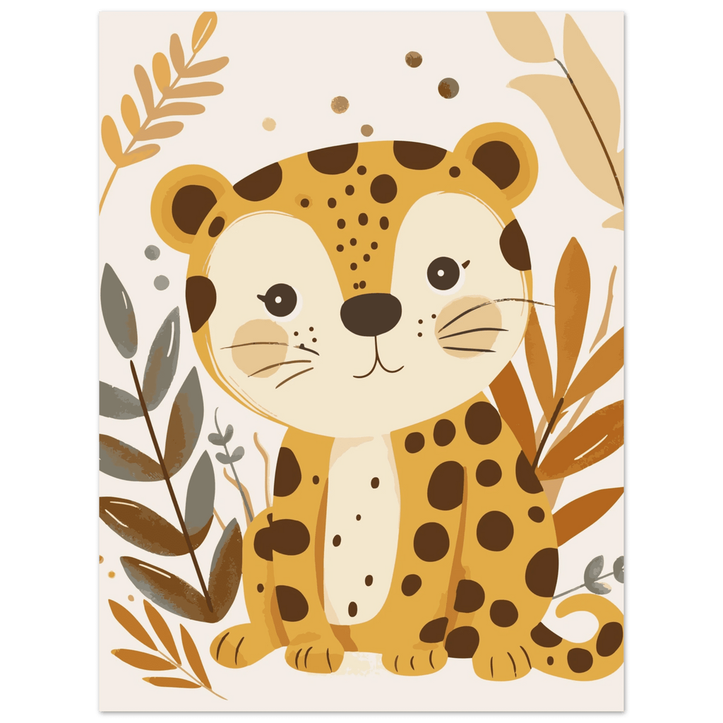 Leopardposter poster