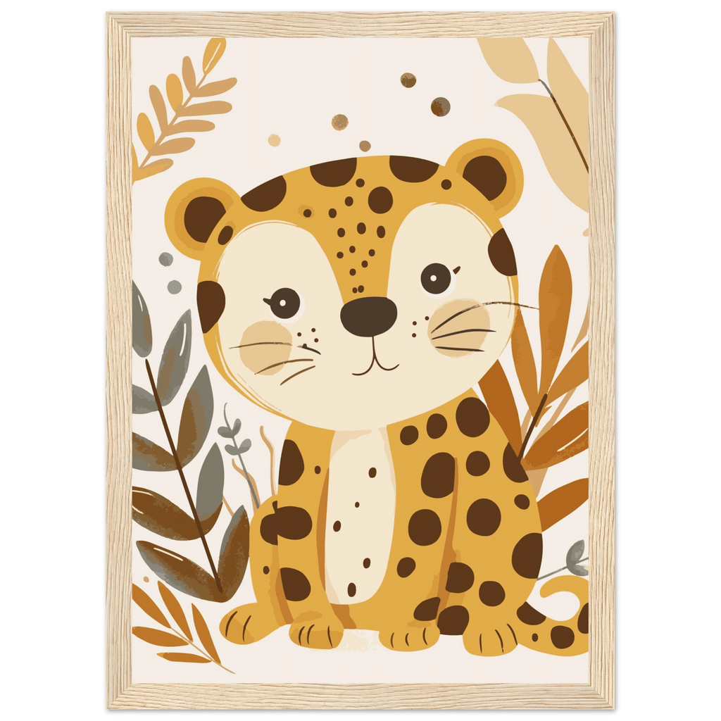 Leopardposter poster