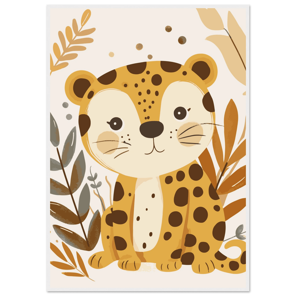 Leopardposter poster