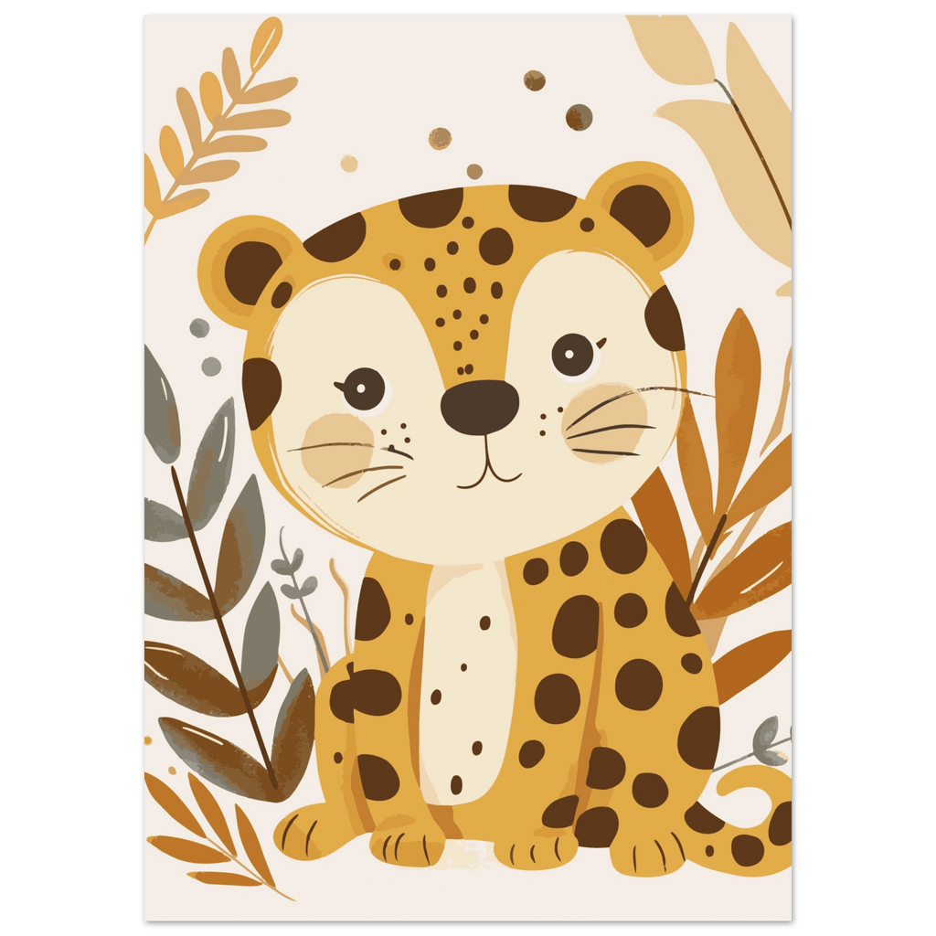 Leopardposter poster