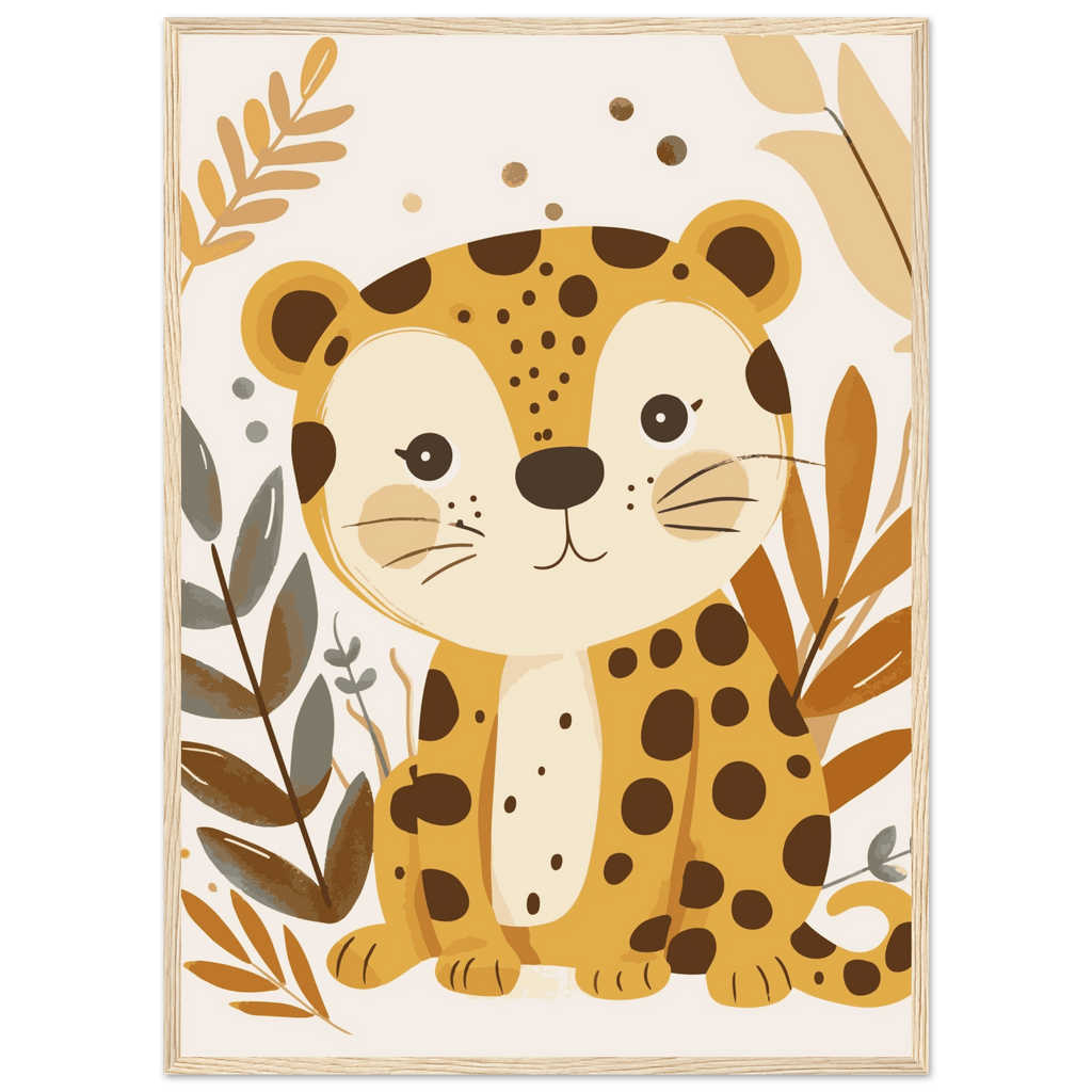 Leopardposter poster