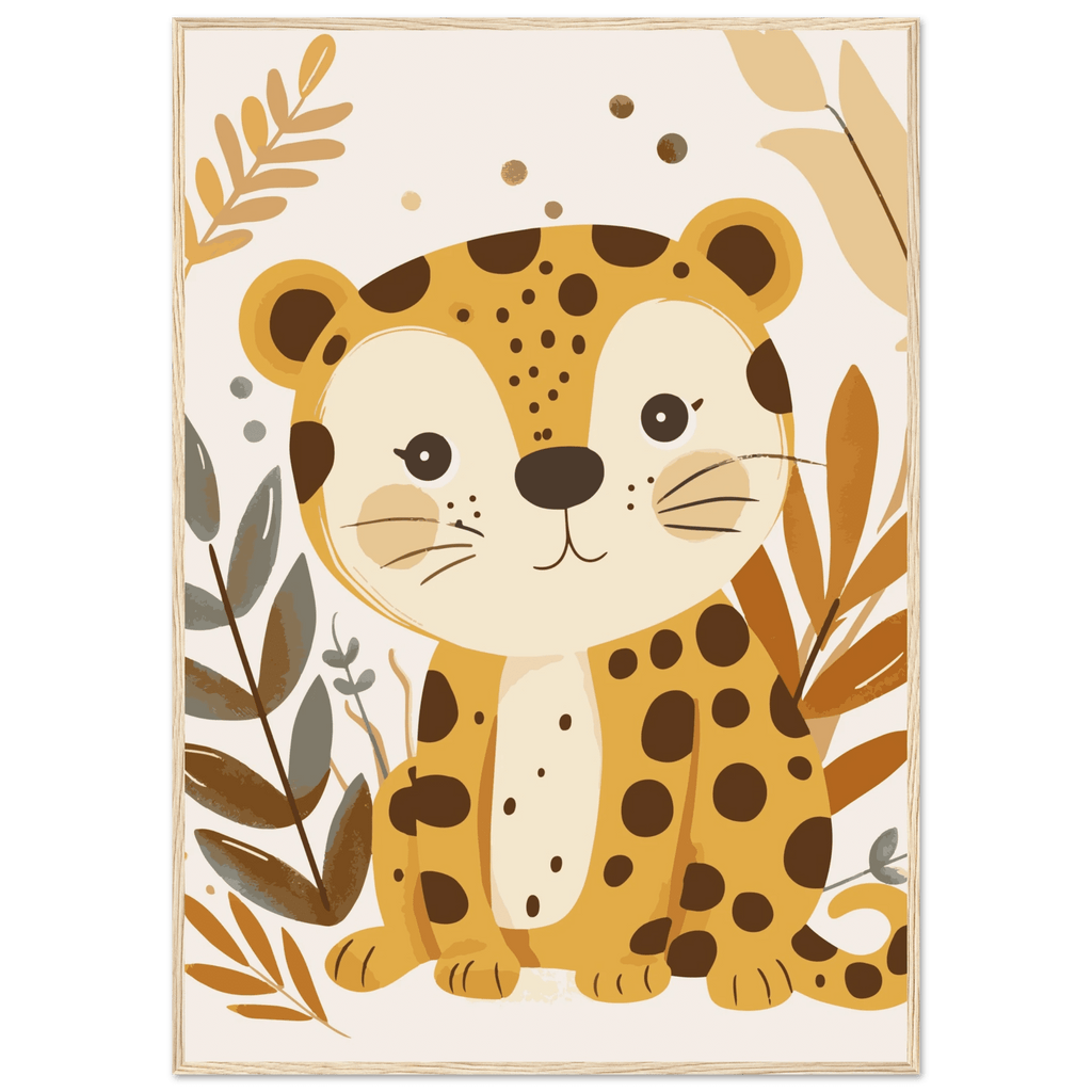 Leopardposter poster