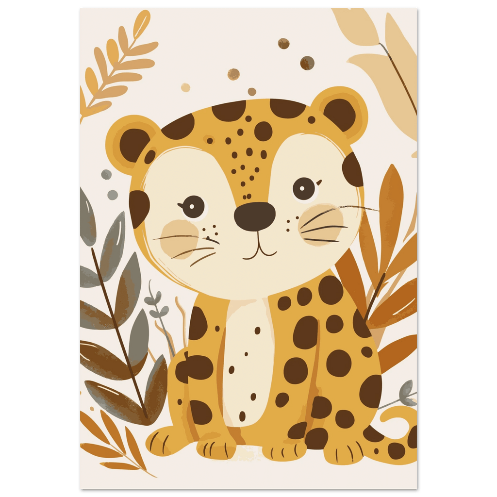 Leopardposter poster