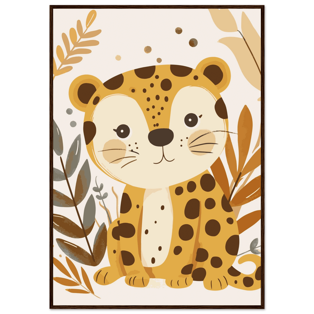 Leopardposter poster
