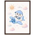 Lille flyger flygplan poster