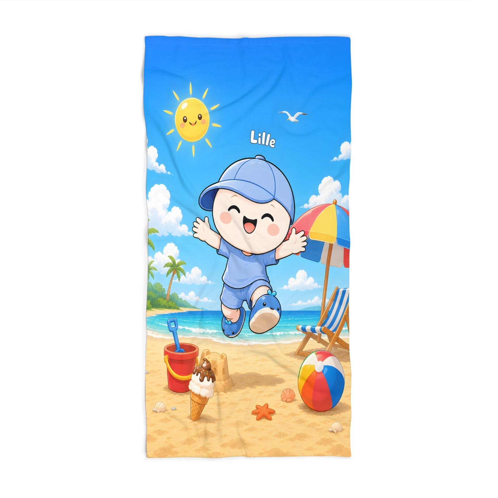 Lilles strandhandduk poster