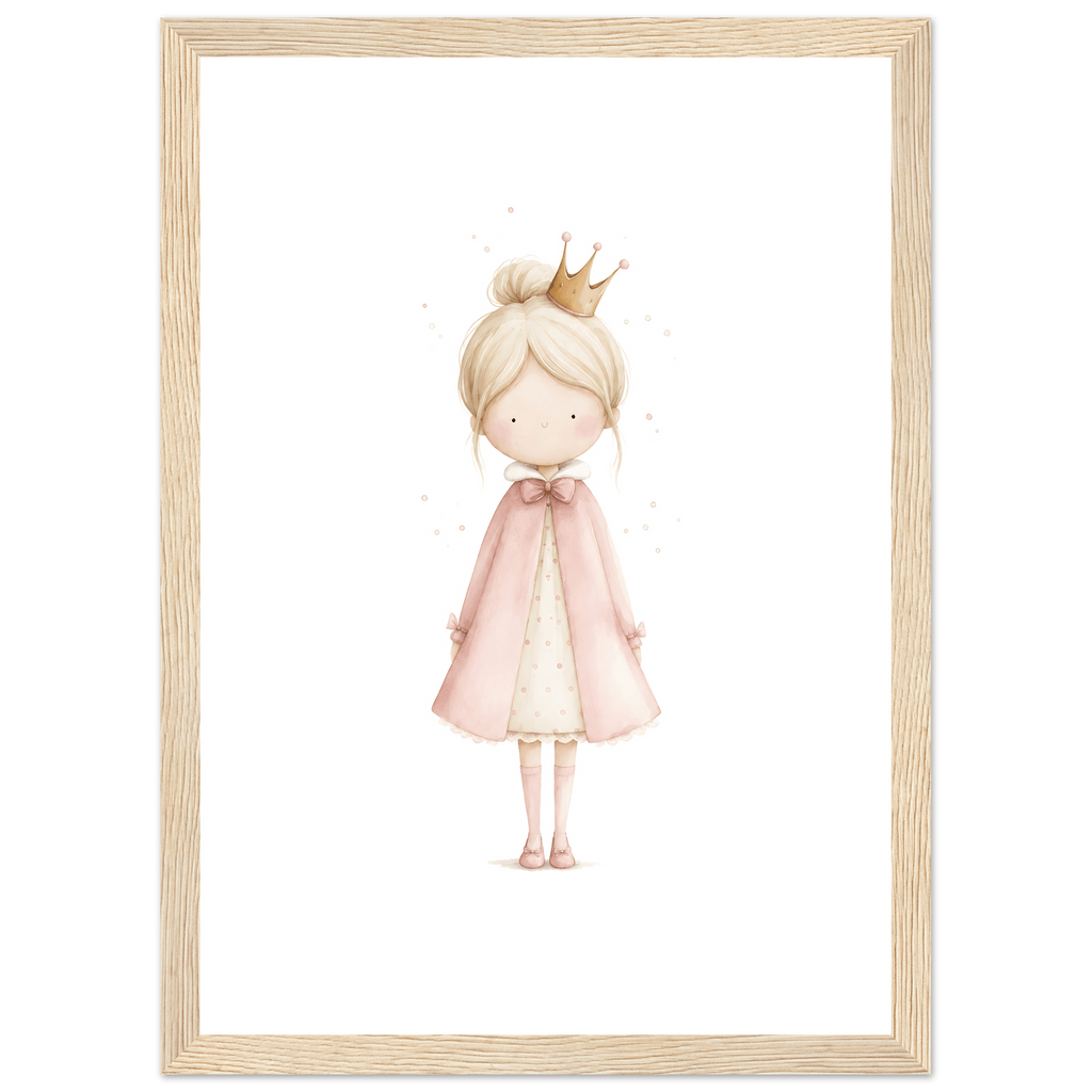 Liten Prinsessa – Personlig Text 💗 poster