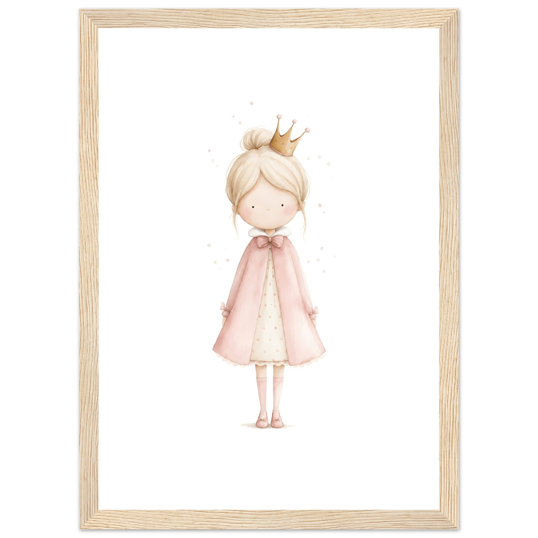 Liten Prinsessa – Personlig Text 💗 poster