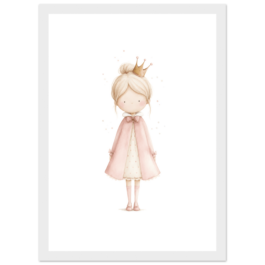 Liten Prinsessa – Personlig Text 💗 poster