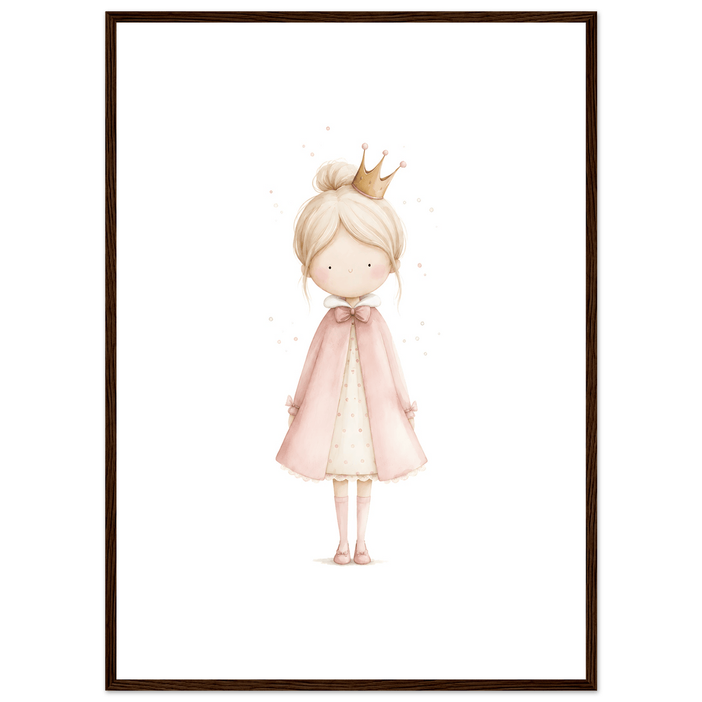 Liten Prinsessa – Personlig Text 💗 poster