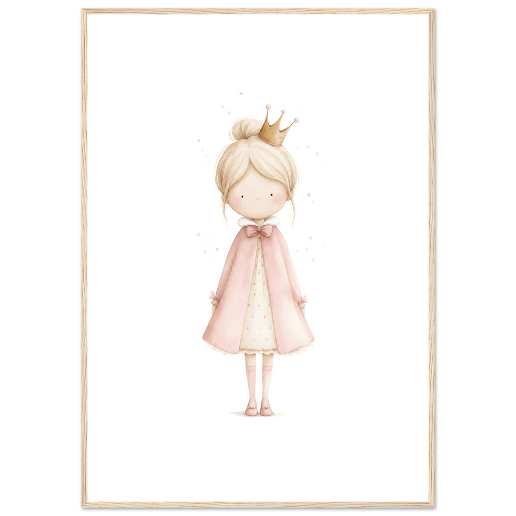 Liten Prinsessa – Personlig Text 💗 poster